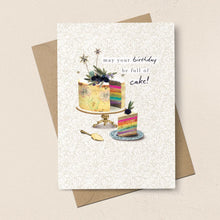 Load image into Gallery viewer, Stephanie Davies May Your Birthday Be Full of Cake Greeting Card