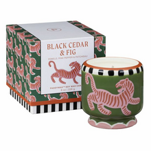 Load image into Gallery viewer, PADDYWAX Ceramic Boxed Black Cedar & Fig Scented Candle
