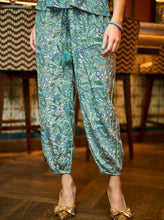 Load image into Gallery viewer, Black Colour DK Luna Barrel Trousers