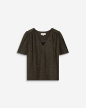 Load image into Gallery viewer, Grace & Mila Basilic V Neck Glitter Top - 2 Colours