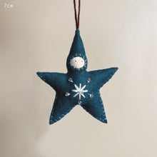 Load image into Gallery viewer, East of India Small Felt Star Baby - 4 Colours