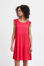 Load image into Gallery viewer, ICHI Tie Backed Dress - Pink