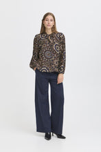 Load image into Gallery viewer, ICHI Craviz Print Blouse