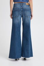 Load image into Gallery viewer, ICHI Twiggy Wide Jeans - Medium Blue Wash
