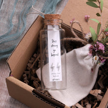 Load image into Gallery viewer, Attic Creations Message Bottle Earrings - ‘Stay Strong’