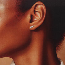 Load image into Gallery viewer, Attic Creations Message Bottle Earrings - ‘Peas in a Pod’