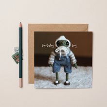 Load image into Gallery viewer, Birthday Boy Frog Greeting Card