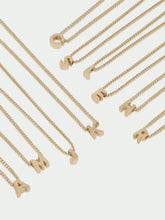Load image into Gallery viewer, Tutti Small Alphabet Necklace - Gold