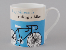 Load image into Gallery viewer, Repeat Repeat Happiness Bike Mug **CLICK &amp; COLLECT ONLY**
