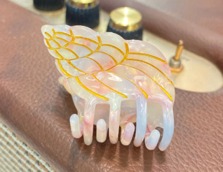 Conch Shell Resin Claw Clip