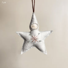 Load image into Gallery viewer, East of India Small Felt Star Baby - 4 Colours