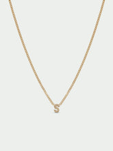 Load image into Gallery viewer, Tutti Small Alphabet Necklace - Gold