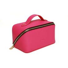 Load image into Gallery viewer, Alice Wheeler Pink / Black Train Case - 2 Sizes