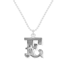 Load image into Gallery viewer, Carter Gore Silver Pendant ‘E’