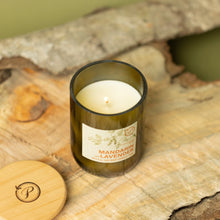 Load image into Gallery viewer, Eco Green Recycled Glass Candle - Mandarin & Lavender