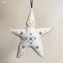 Load image into Gallery viewer, East of India Large Felt Star Baby - 4 Colours