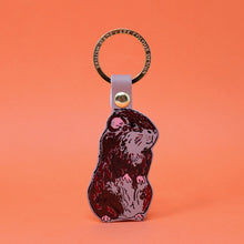 Load image into Gallery viewer, Ark Colour leather Guinea pig keyring