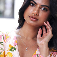 Load image into Gallery viewer, Lisa Angel Crescent Moon Necklace - Gold / Silver