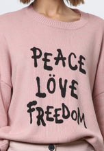 Load image into Gallery viewer, Religion Peace Love Freedom Jumper
