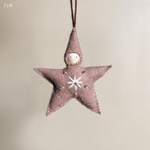 Load image into Gallery viewer, East of India Small Felt Star Baby - 4 Colours