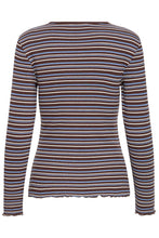 Load image into Gallery viewer, B Young Tone Stripe Long Sleeve Top