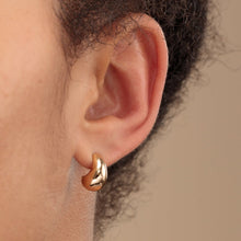 Load image into Gallery viewer, Scream Pretty Teardrop Stud Earrings - Silver/Gold