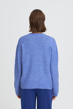 Load image into Gallery viewer, ICHI Baling Cardigan - Sage Green / Violet Blue