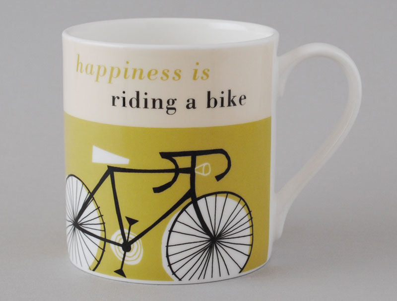 Repeat Repeat Happiness Bike Mug **CLICK & COLLECT ONLY**