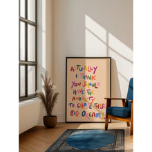 Load image into Gallery viewer, Audacity to Chase Your Dreams A3 Print