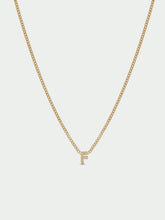 Load image into Gallery viewer, Tutti Small Alphabet Necklace - Gold