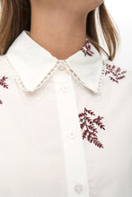 Load image into Gallery viewer, NÜMPH Baily Embroidered Fern Blouse