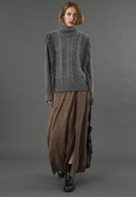 Load image into Gallery viewer, Religion Jamie Fringed Jumper - Charcoal