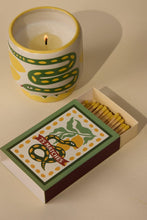 Load image into Gallery viewer, PADDYWAX Snake Ceramic Boxed Wild Lemongrass Scented Candle