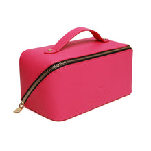 Load image into Gallery viewer, Alice Wheeler Pink / Black Train Case - 2 Sizes