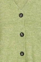 Load image into Gallery viewer, ICHI Baling Cardigan - Sage Green / Violet Blue