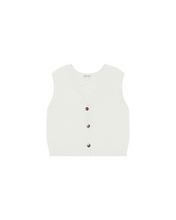 Load image into Gallery viewer, Grace & Mila Knitted Waistcoat - Cream