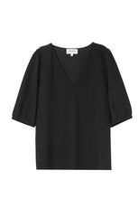 Load image into Gallery viewer, Grace & Mila Oreo V Neck Glitter Top