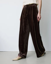 Load image into Gallery viewer, Grace and Mila Benson Velvet wide leg trousers