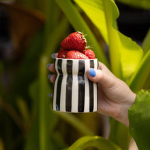 Load image into Gallery viewer, Paddywax Cabana Black Ceramic Candle- Lava Stone