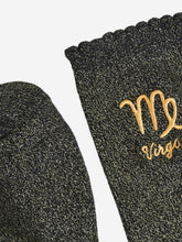 Load image into Gallery viewer, Sock Talk Women’s Zodiac Glitter Socks