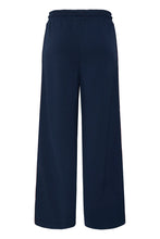 Load image into Gallery viewer, B Young Soft Touch Navy Wide Leg Track Pants
