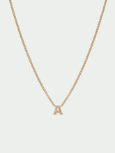 Load image into Gallery viewer, Tutti Small Alphabet Necklace - Gold