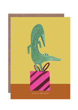 Load image into Gallery viewer, Croc Snappy Birthday Greeting Card