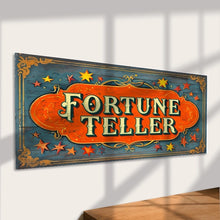 Load image into Gallery viewer, Vintage Fortune Teller Metal Sign - Large