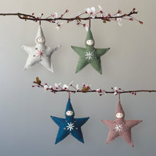 Load image into Gallery viewer, East of India Small Felt Star Baby - 4 Colours