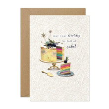 Load image into Gallery viewer, Stephanie Davies May Your Birthday Be Full of Cake Greeting Card