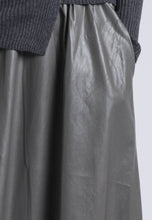 Load image into Gallery viewer, Religion Sophie Faux Leather Maxi Skirt - Grey
