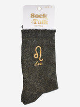 Load image into Gallery viewer, Sock Talk Women’s Zodiac Glitter Socks