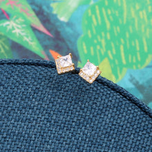 Load image into Gallery viewer, Attic Creations Message Bottle Earrings - ‘You Are A Gem’ Clear