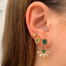Load image into Gallery viewer, Amelia Scott Ziggy Mini North Star Stud Earrings - Silver